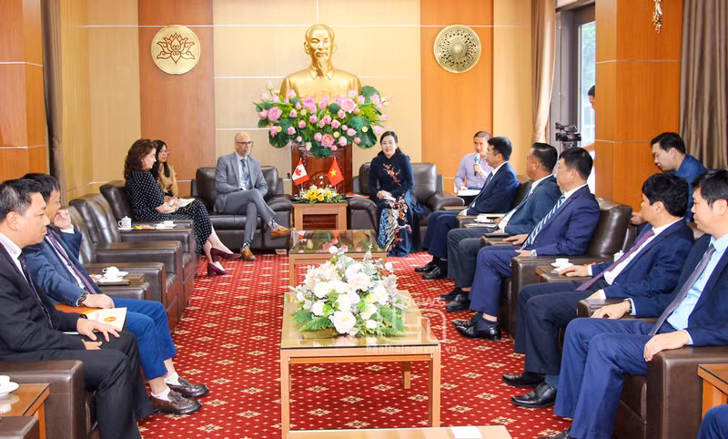 En el encuentro. (Foto: baothainguyen.vn)