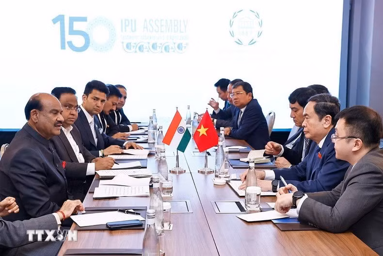 En el encuentro. (Foto: VNA)