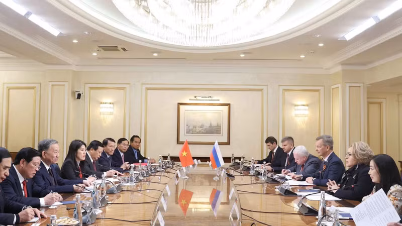 En la reunión. (Foto: VNA)