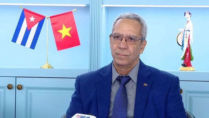 El presidente de la Cámara de Comercio de Cuba, Antonio Luis Carricarte Corona. (Foto: VNA)
