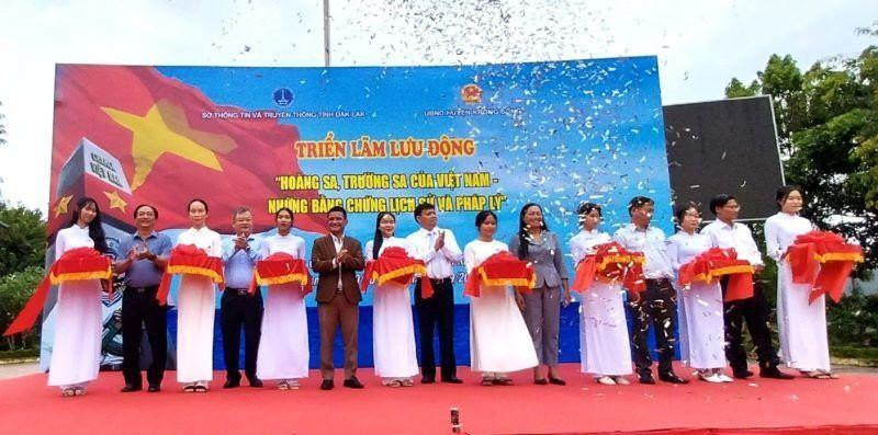 En la inauguración del evento. 
