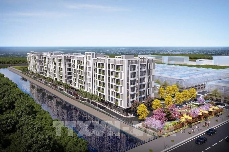 Perspectiva de los proyectos de vivienda social. (Foto: VNA)