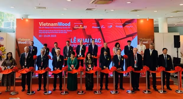 La XV Feria Internacional de la Industria de la Madera de Vietnam. (Fuente: VNA)