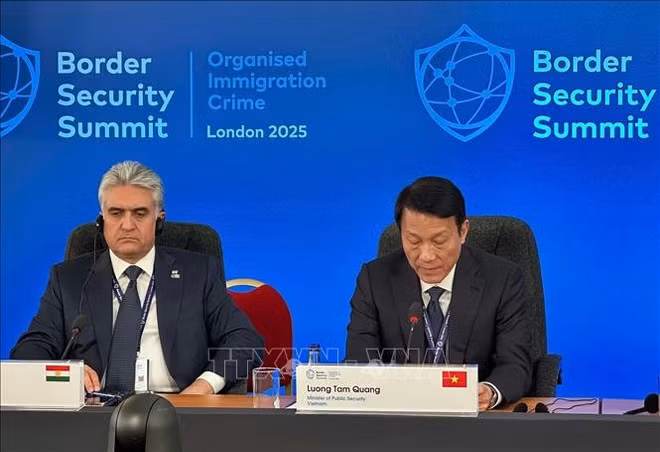 El ministro de Seguridad Pública, general Luong Tam Quang, en la cita. (Foto: VNA)