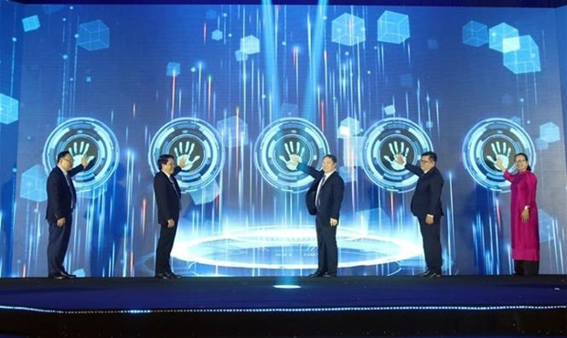 En la inauguración de la Semana de Transformación Digital de Ciudad Ho Chi Minh 2023. (Fotografía: VNA)