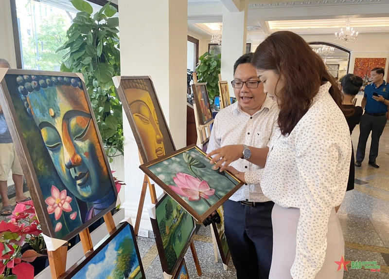 En la exposición. (Foto: qdnd.vn)
