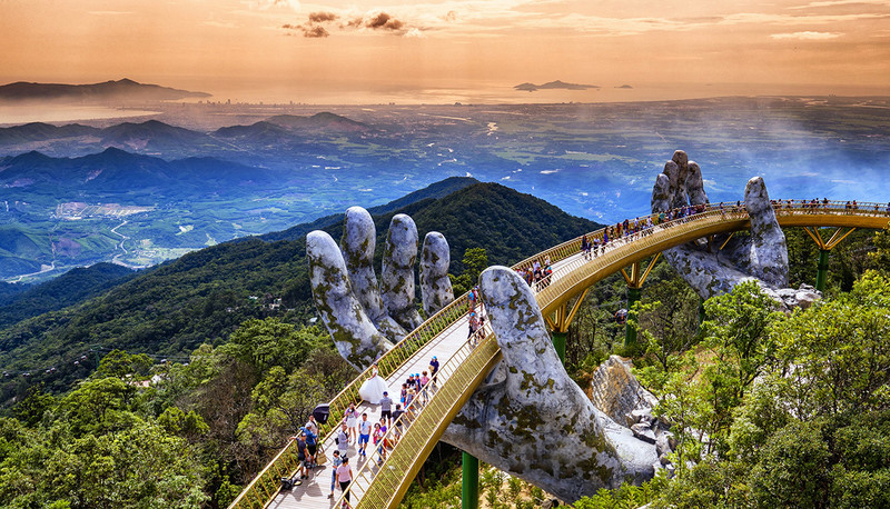 Puente Dorado en Da Nang. (vietnamtourism.gov.vn)