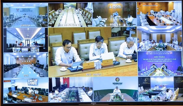 Una reunión del Grupo Nacional de Petróleo y Gas de Vietnam. (Foto: VNA)