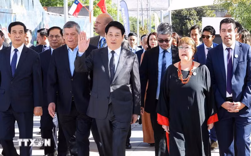 El presidente vietnamita, Luong Cuong, en la actividad. (Foto: VNA)