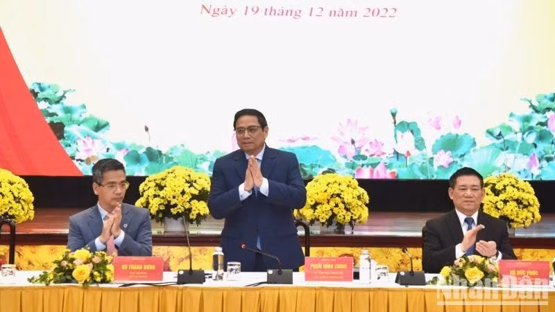 El panorama de la reunión. (Fotografía: Nhan Dan)