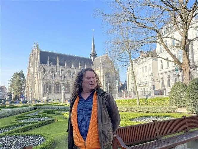 El periodista francés Alain Thomas. (Foto: VNA)