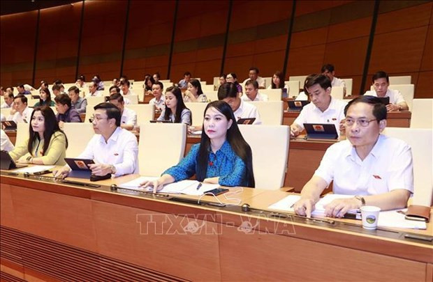Diputados en la sesión. (Foto: VNA)