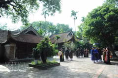 La pagoda de Vinh Nghiem, en la provincia de Bac Ninh. (Fuente: VNA)