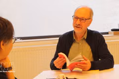 Bert De Belder, responsable de Relaciones Internacionales del Partido del Trabajo de Bélgica (PTB). (Foto: VNA)
