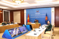 La delegación vietnamita en la cita. (Foto: qdnd.vn)