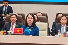 La vicepresidenta de Vietnam, Vo Thi Anh Xuan, en la Cumbre ampliada de la Organización de Cooperación de Shanghái (OCS plus) 2026. (Foto: VNA)