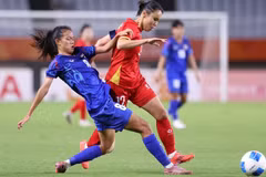 En el partido. (Foto: Federación de Fútbol de Vietnam)