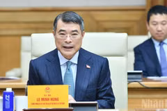 El primer ministro de Vietnam, Le Minh Hung, se reúne con el cuerpo diplomático de los miembros de la Asociación de Naciones del Sudeste Asiático (Asean) en Hanói, el 27 de agosto de 2026. (Foto: Ha Thanh Giang)