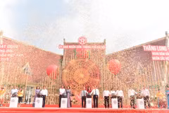 Ceremonia de lanzamiento del programa de actividades en respuesta al "Día de la Cultura de Vietnam" en Hanói 2026. (Foto: VNA)