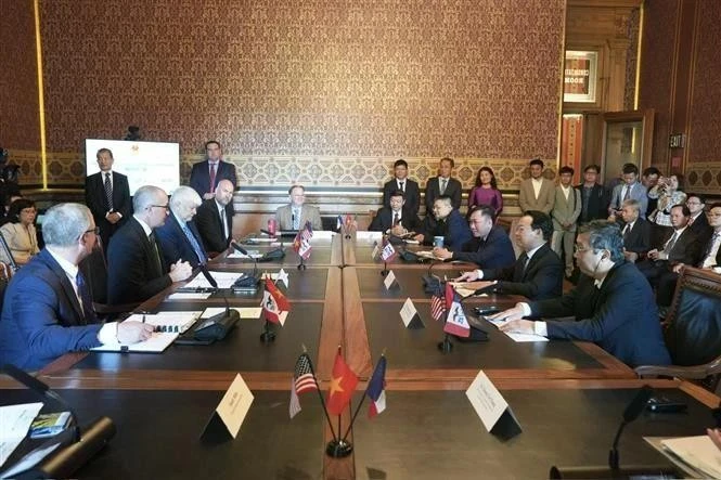 Panorama de la reunión. (Fotografía: VNA)