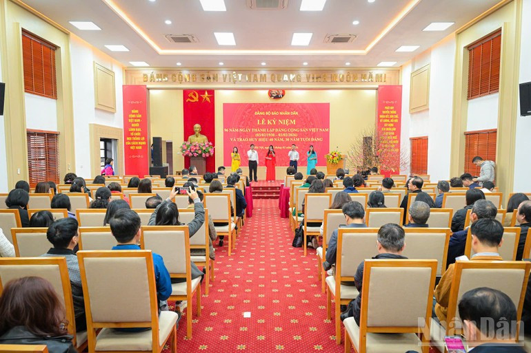 Escena del mitin. (Foto: Nhan Dan)