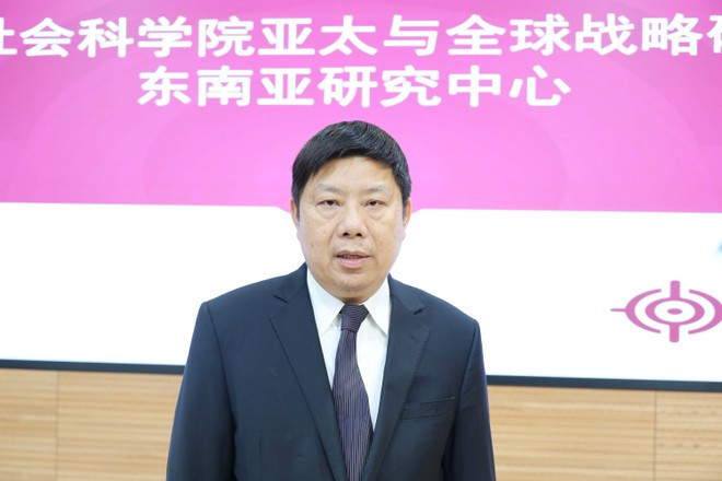 El profesor Xu Liping, director del Centro de Estudios del Sudeste Asiático del Instituto de Estrategia global y Asia-Pacífico de la Academia de Ciencias sociales de China. (Foto: VNA)