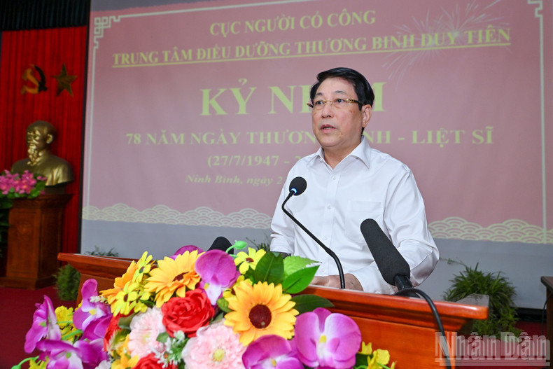 El presidente Luong Cuong da palabras. (Foto: Nhan Dan) ndo-br-5.jpg