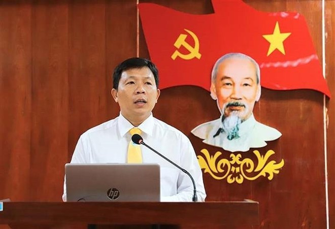 El profesor asociado y doctor Nguyen Minh Hoa, rector de la Universidad de Tra Vinh. (Foto: VNA)