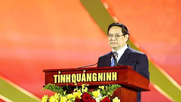 El primer ministro de Vietnam, Pham Minh Chinh, da palabras. (Foto: Nhan Dan) El primer ministro de Vietnam, Pham Minh Chinh, da palabras. (Foto: Nhan Dan)