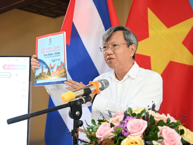 El embajador de Vietnam en Cuba, Le Quang Long. (Foto: VNA)