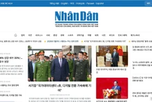 El periódico Nhan Dan (Pueblo), órgano central del Partido Comunista de Vietnam, inaugura hoy su versión digital en coreano. (Foto: Captura de pantalla)