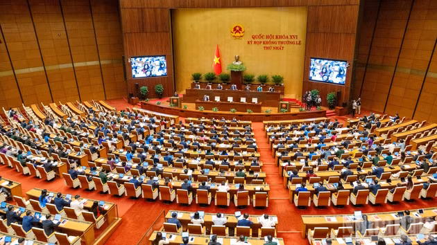 [Foto] Inauguran primera reunión extraordinaria de la Asamblea Nacional de Vietnam de la XVI Legislatura