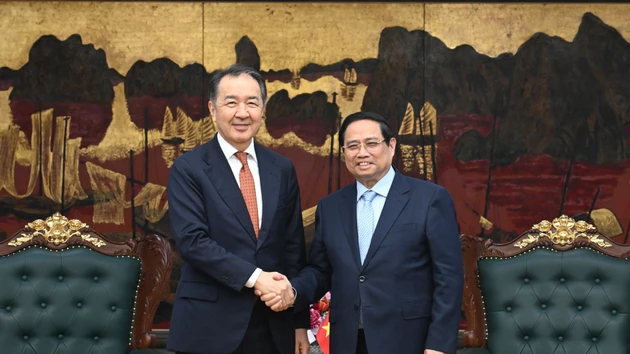 [Foto] Premier vietnamita recibe a presidente de Consejo de la Comisión Económica Euroasiática