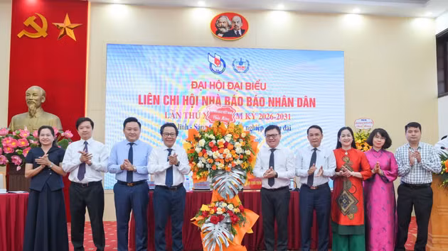 [Foto] XI Congreso de Asociación de Periodistas del periódico Nhan Dan para mandato 2026-2031
