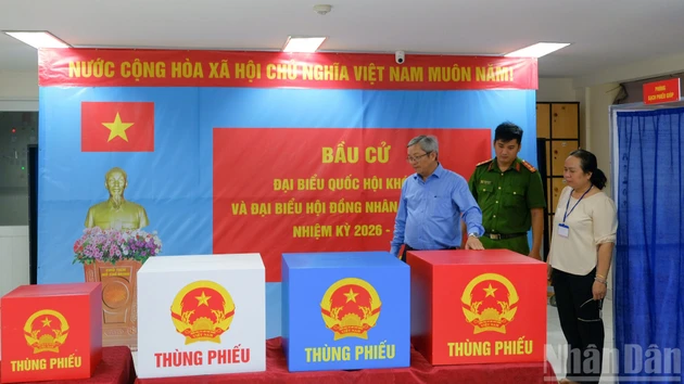 [Foto] Localidades de Ciudad Ho Chi Minh listas para el día de elecciones generales