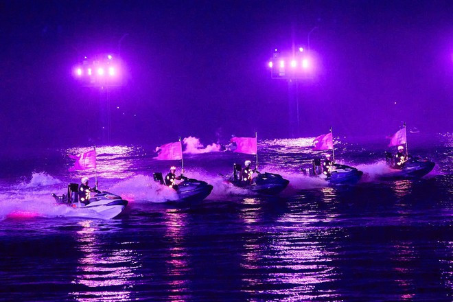 El espectáculo reúne a casi 40 atletas internacionales de talla mundial que actúan simultáneamente. (Foto: Sun Group)