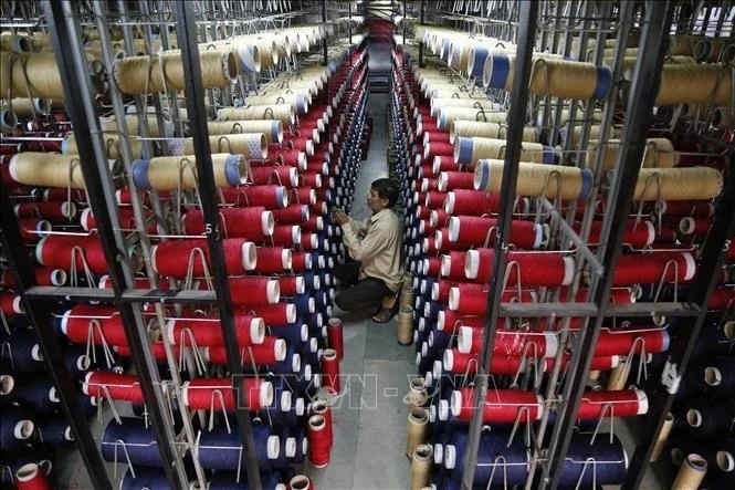 En una empresa en la India. (Fotofrafía: AFP/VNA)