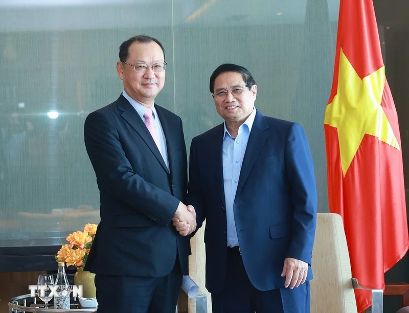 [Foto] Premier vietnamita recibe a destacados inversores foráneos en Ba Ria-Vung Tau