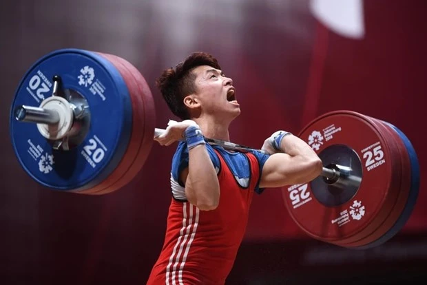 El halterófilo vietnamita Trinh Van Vinh (Foto:VNA)