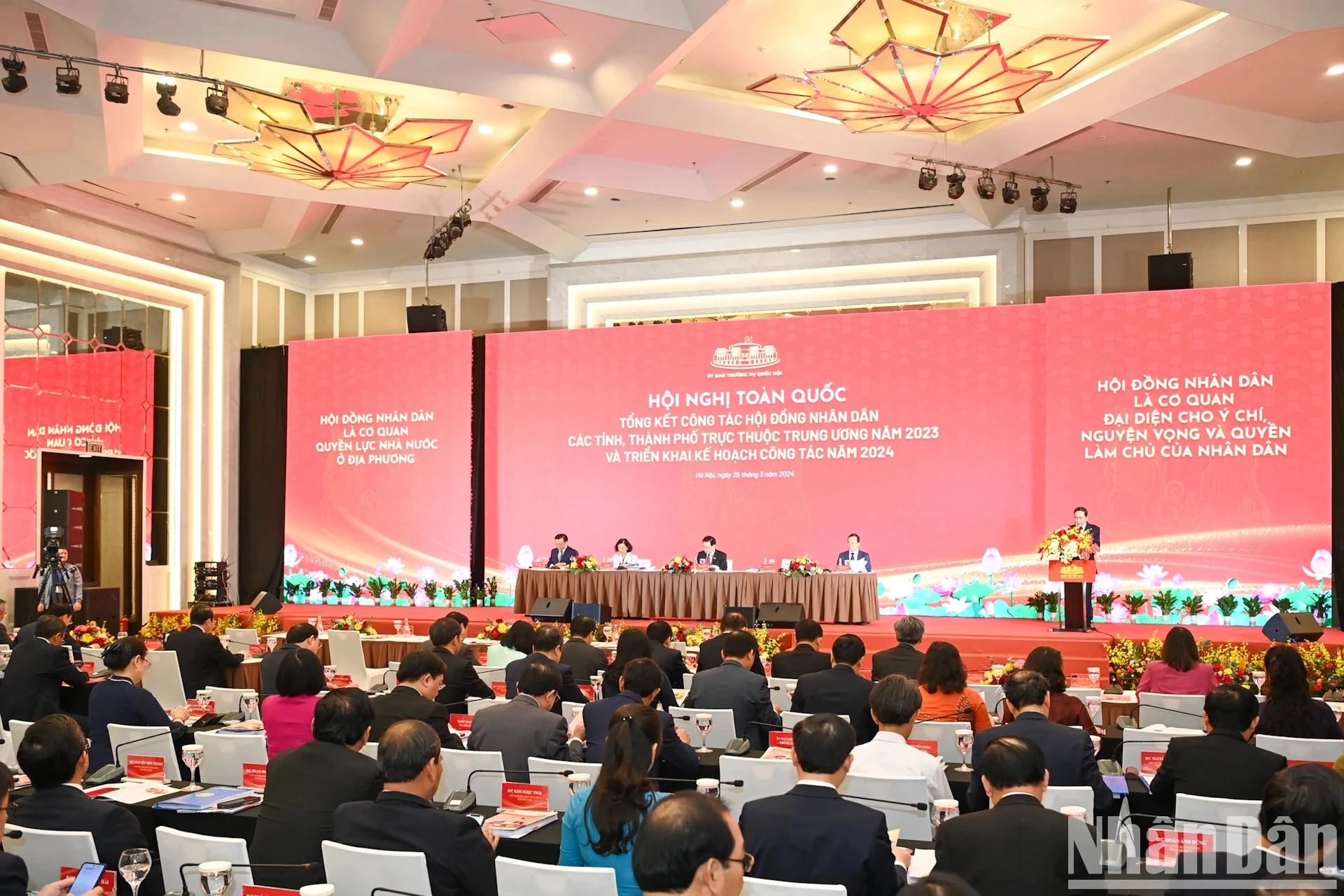 [Foto] Inauguran conferencia nacional sobre Consejos Populares de provincias y ciudades vietnamitas