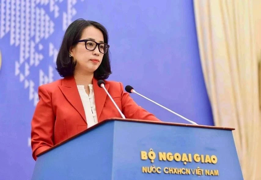 La vocera del Ministerio de Relaciones Exteriores de Vietnam, Pham Thu Hang. (Foto: VNA)