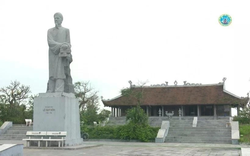 Sitio conmemorativo de Le Quy Don en la comuna de Doc Lap, distrito de Hung Ha, provincia de Thai Binh. (Foto: Servicioo de Cultura, Deportes y Turismo de la provincia de Thai Binh)