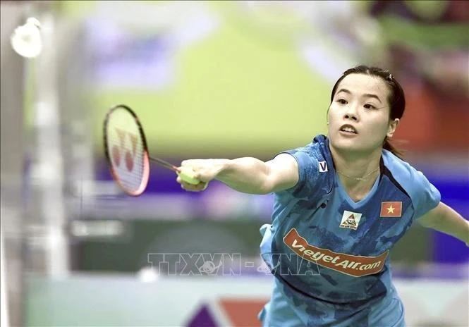 La jugadora vietnamita Nguyen Thuy Linh. (Foto: VNA)