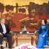 La viceprimera ministra vietnamita Pham Thi Thanh Tra recibe a Stephen Maxner, director del Centro Vietnam y Archivo Sam Johnson de la Universidad Tecnológica de Texas. (Foto: VNA)