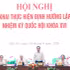 El presidente de la Asamblea Nacional de Vietnam, Tran Thanh Man, conduce la conferencia. (Foto: Nhan Dan)