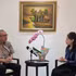 Beni Sukadis, coordinador sénior del Instituto Indonesio de Estudios de Defensa y Estrategia (Lesperssi), en la entrevista. (Foto: VNA)