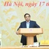 El primer ministro de Vietnam, Pham Minh Chinh, preside la séptima reunión del Comité Directivo del Gobierno encargado de revisar y resolver los obstáculos existentes en el sistema jurídico. (Foto: Nhan Dan)