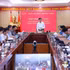 El miembro del Buró Político, secretario del Comité Central del PCV y jefe de su Comisión de Organización, Nguyen Duy Ngoc, habla en la cita (Foto: VNA)