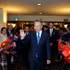 Funcionarios y personal de la Embajada y de la comunidad vietnamita en Australia dan la bienvenida al secretario general del Partido Comunista y presidente de Vietnam, To Lam. (Foto: VNA)