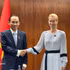 El ministro de Asuntos Exteriores, Le Hoai Trung, y Kaja Kallas, vicepresidenta de la Comisión Europea y alta representante de la UE para Asuntos Exteriores y Política de Seguridad. (Foto: VNA)
